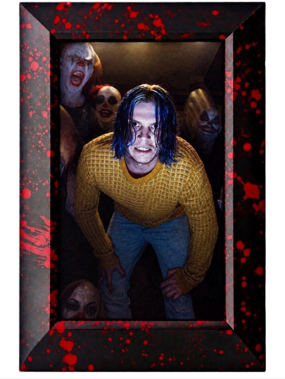 tate langdon american horror Story Tv Thriller 00s Ahs Goth Gothic Framed Art